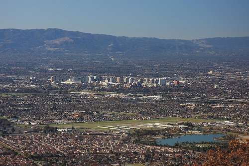 Aerial view San Jose, California San Jose Movers